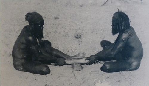 Aborigines in Hermannsburg